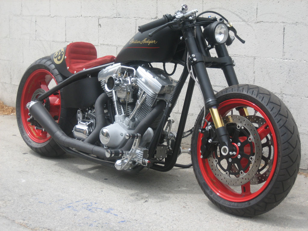 harley cafe bike