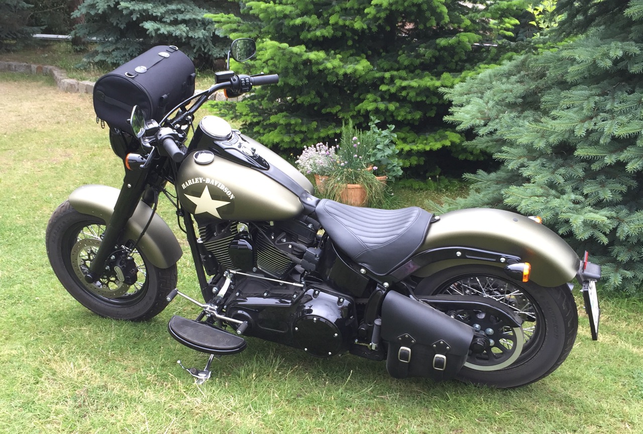 Harley Softail Slim >> Front-Gepäckträger (S. 3) - Milwaukee V-Twin Forum ... Harley Softail Slim >> Front-Gepäckträger (S. 3) - Milwaukee V-Twin Forum ...
