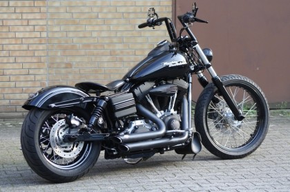 Keystone bars on a Street Bob : Harley