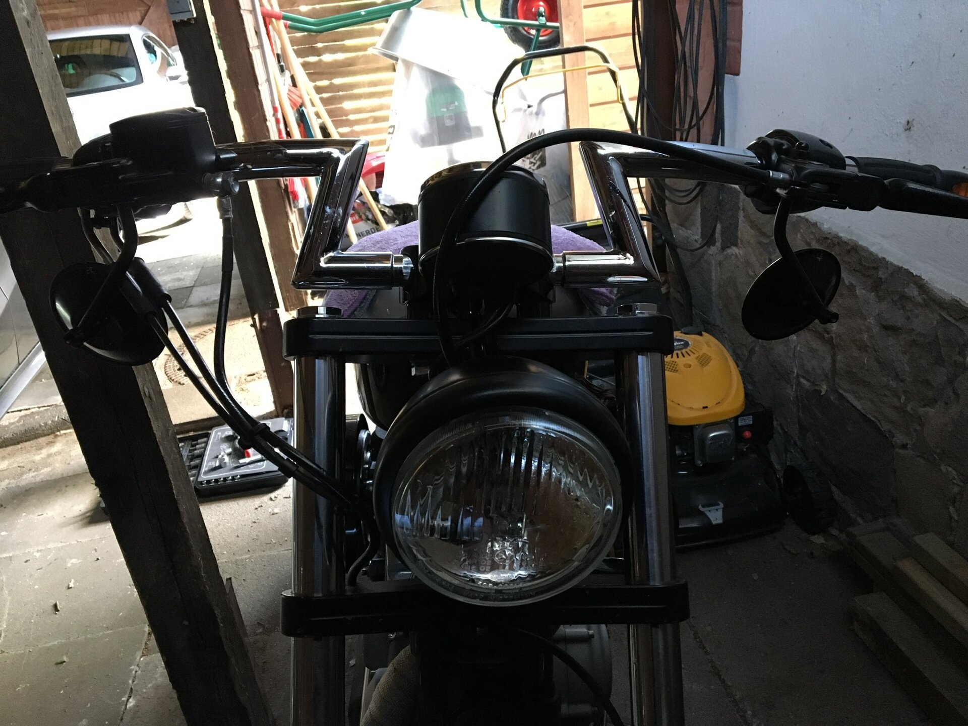 Umbau Riser und Tacho (S. 1) - Milwaukee V-Twin - Harley ...